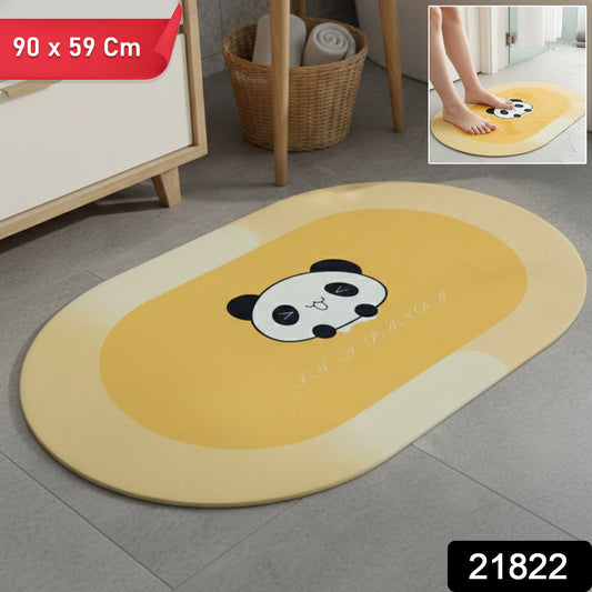 cartoon panda bath rug