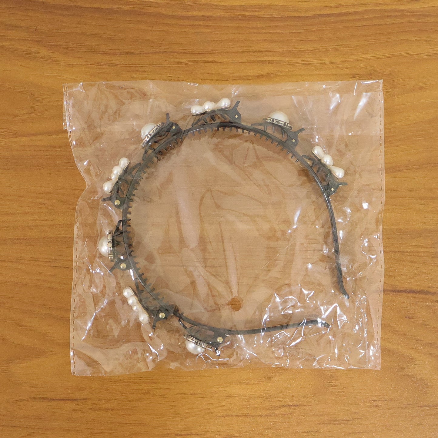 decorative pearl flower hairband