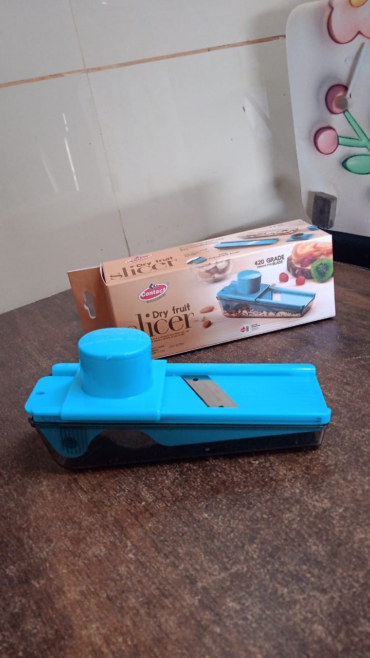 2-in-1 Multipurpose Vegetable & Dry Fruit Slicer (1 Pc)