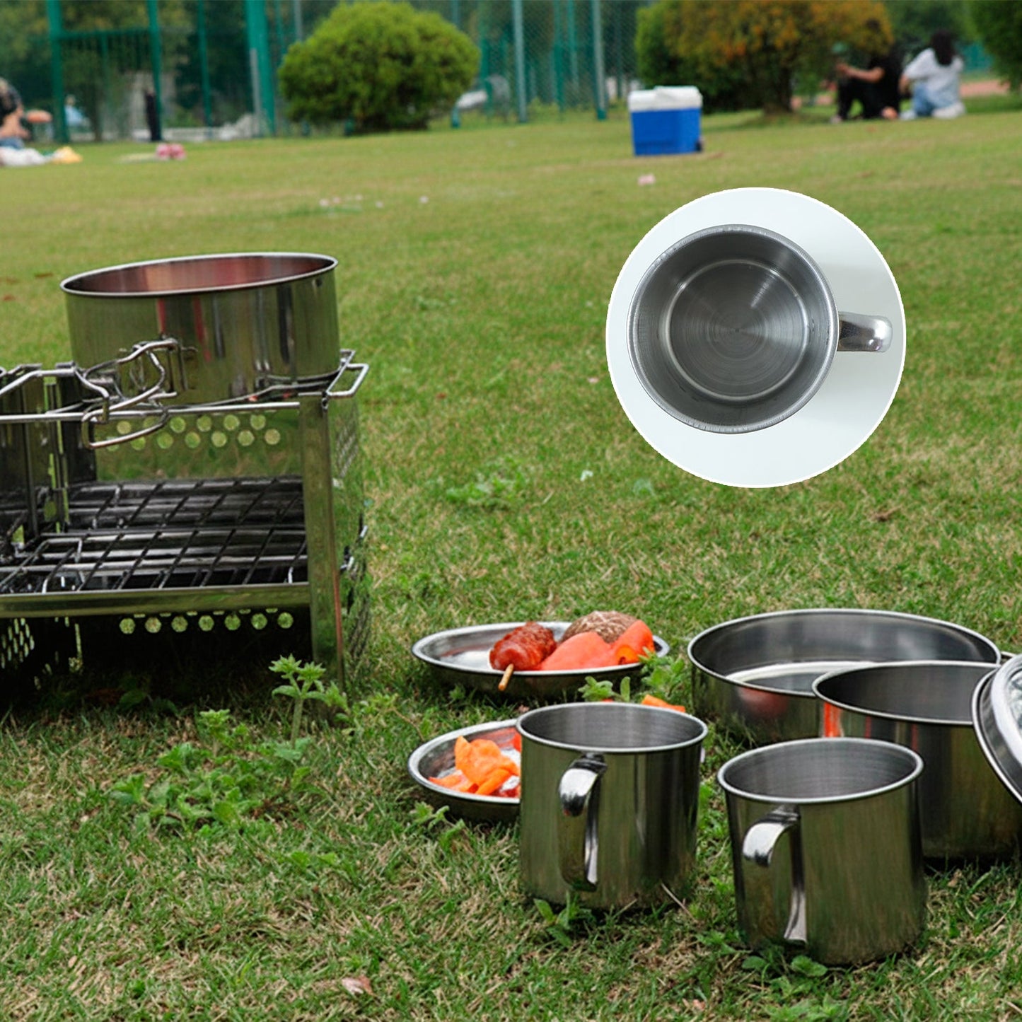 Stainless Steel Utility Mug (1 Pc)
