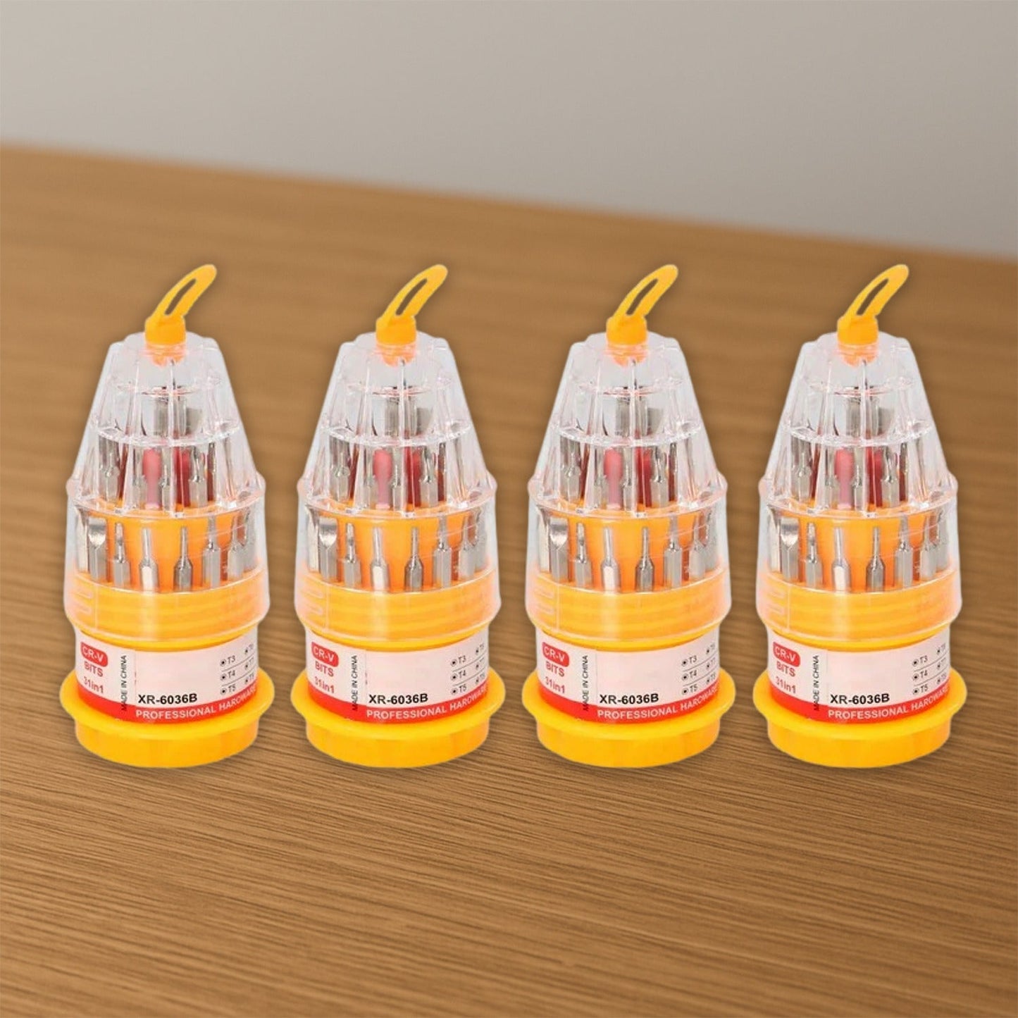 31in1 Magnetic Screwdriver Set with 30 Bits Professional Tool Kit (4 Pc Set)