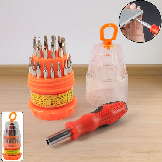 31in1 Magnetic Screwdriver Set with 30 Bits Professional Tool Kit (4 Pc Set)