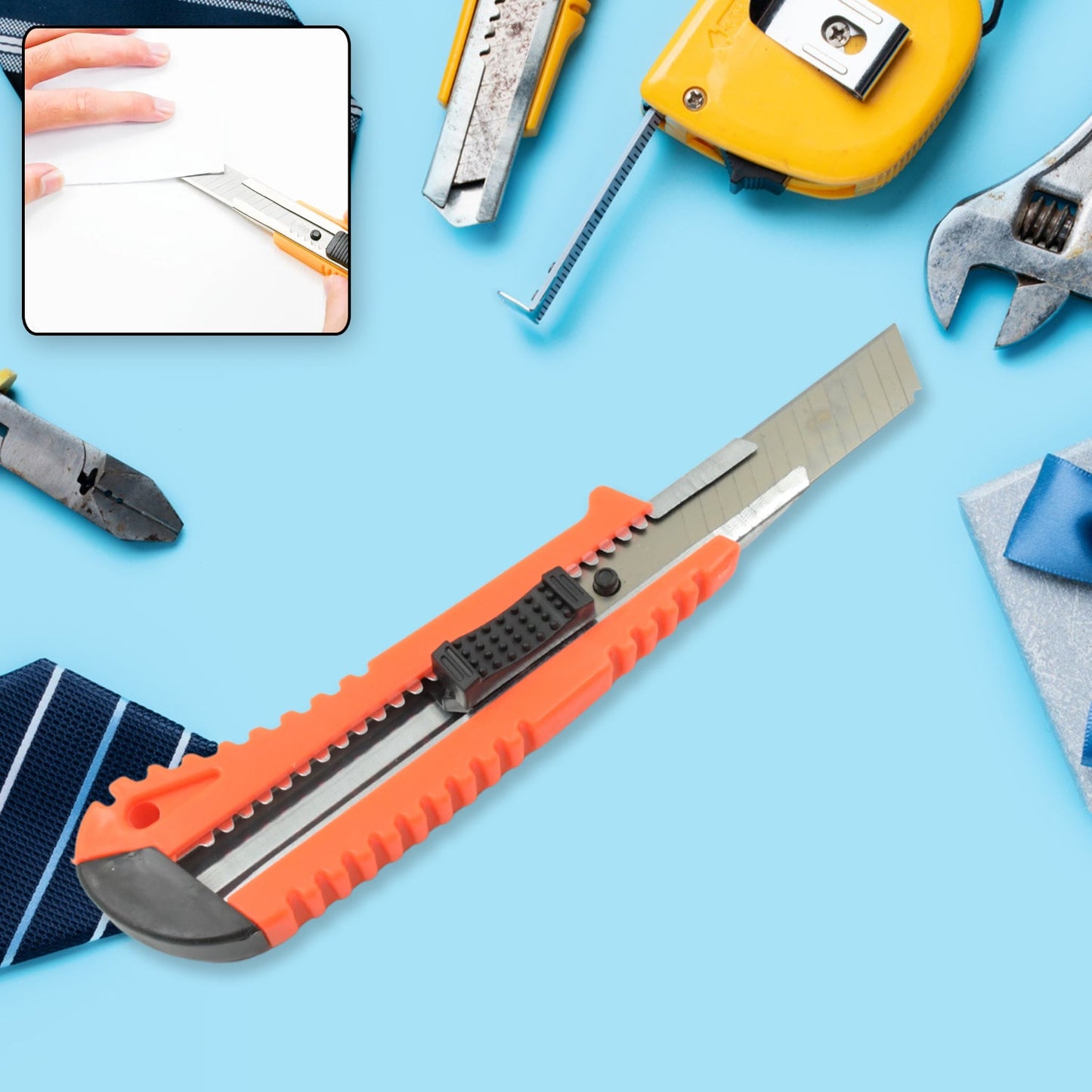 Multi-Use Heavy Duty Iron Cutter – Precision Utility Knife Blade (18mm)