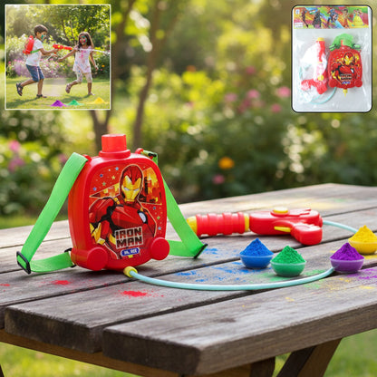 Kids backpack style water gun with tank