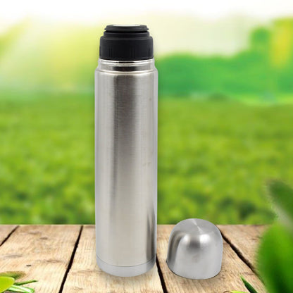Stainless Steel Vacuum Flask with Cover for Hot & Cold Drinks (750 ML)