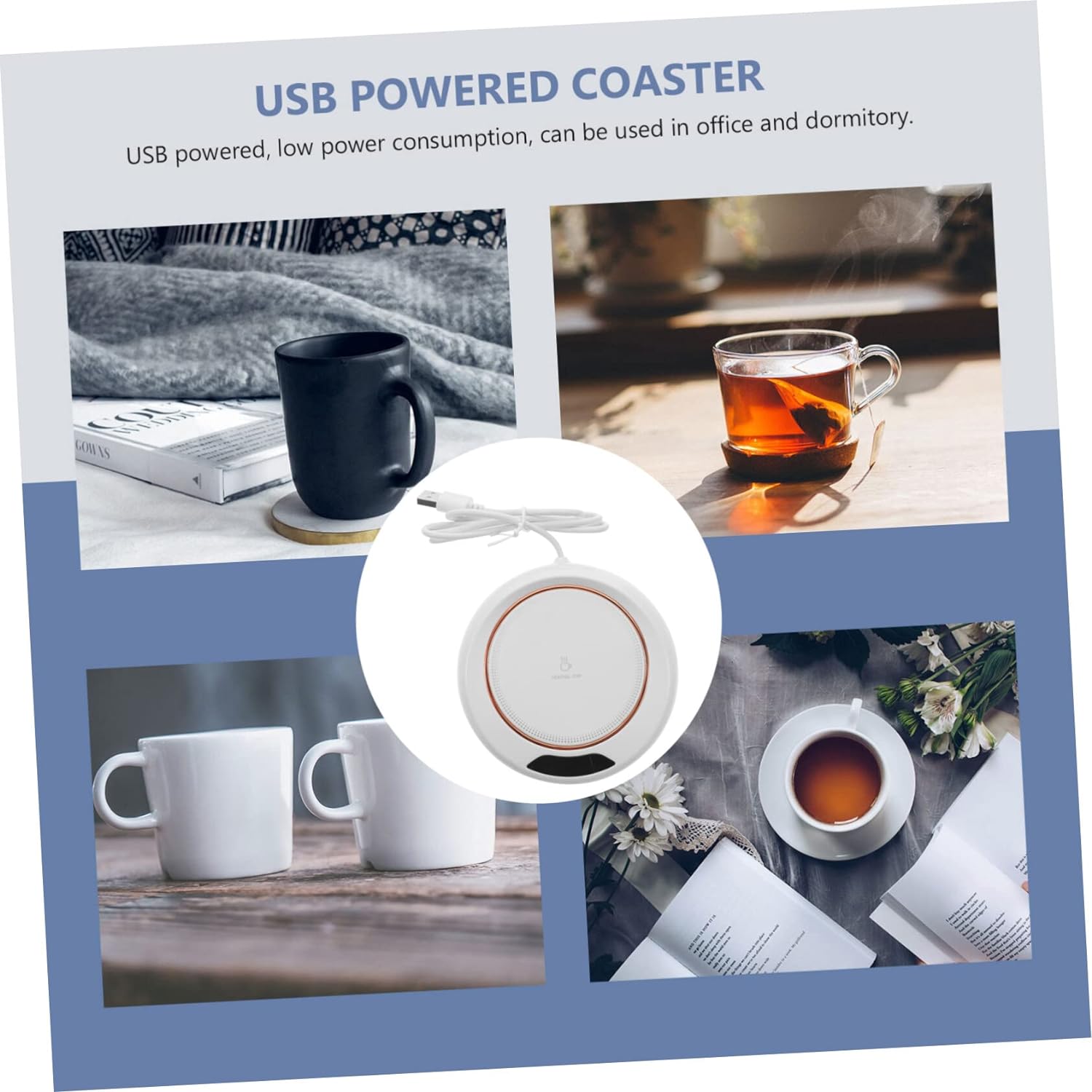 USB heated mug