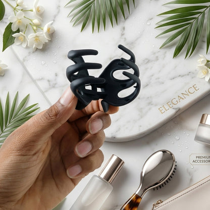Classic Matte Finish Strong Grip Hair Claw Clip (1 Pc)