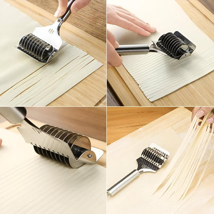 Pastry dough slicing cutter
