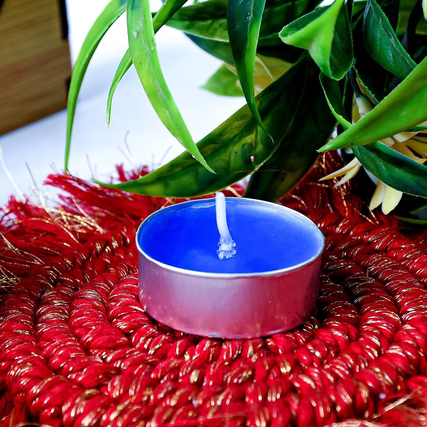 Tealight Diwali Candle – Smokeless, Long-Burning, Mix Color (1 Pc)