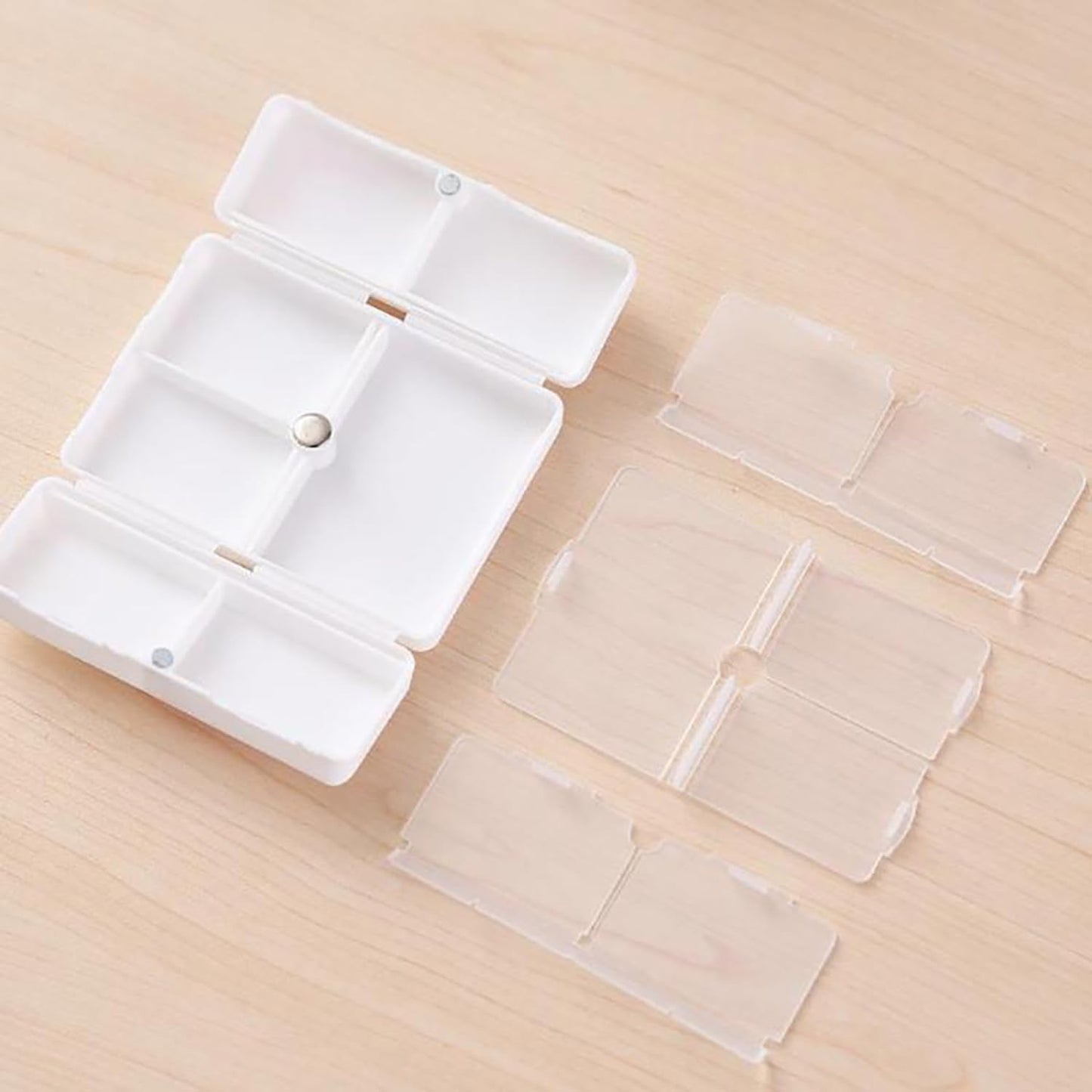 Magnetic Pill Organizer, Medicine Box (1 Pc)