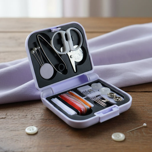 Compact Sewing Kit with Storage Box for Home (1 Set with Box)