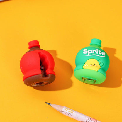 2-in-1 3D Cold Drink Bottle Shape Rubber Pencil  Set, Boys Girls Gifts (1 Pc )