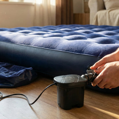 Portable electric air pump inflator with car adapter