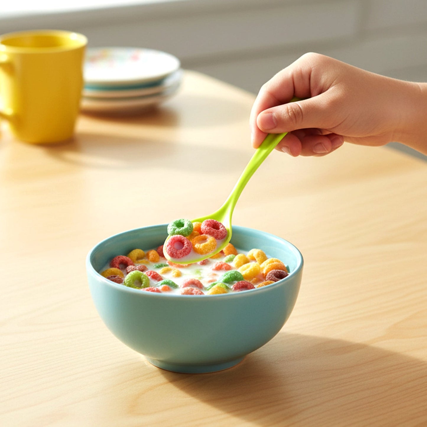 Fancy Spoon Used While Eating and Serving Food Stuffs Etc (10 Pcs)