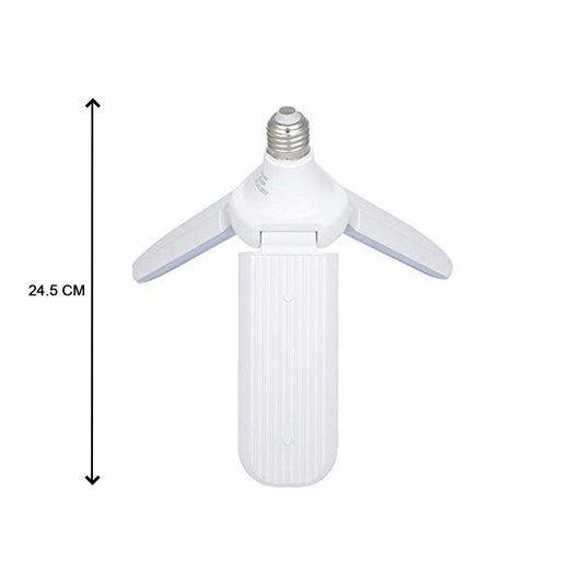 fan blade LED light bulb, focusing on its design and LED light.