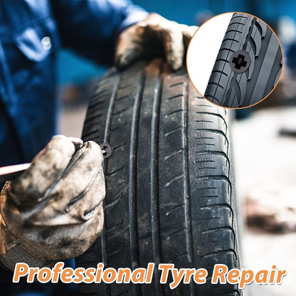 Tire Repair Rubber Nail Car Tire Repair Nails Tire Repair Rubber Screws, Puncture Repair (10 Pcs Set)