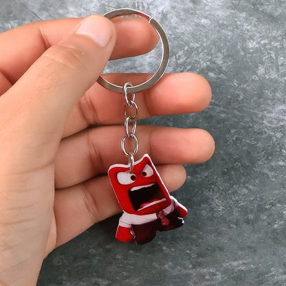 Transparent Acrylic Keyring