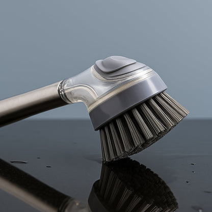 Cleaning Brushes Set – Scrub Brush, Bathroom Brush, Long Handle Pot Washing Brush