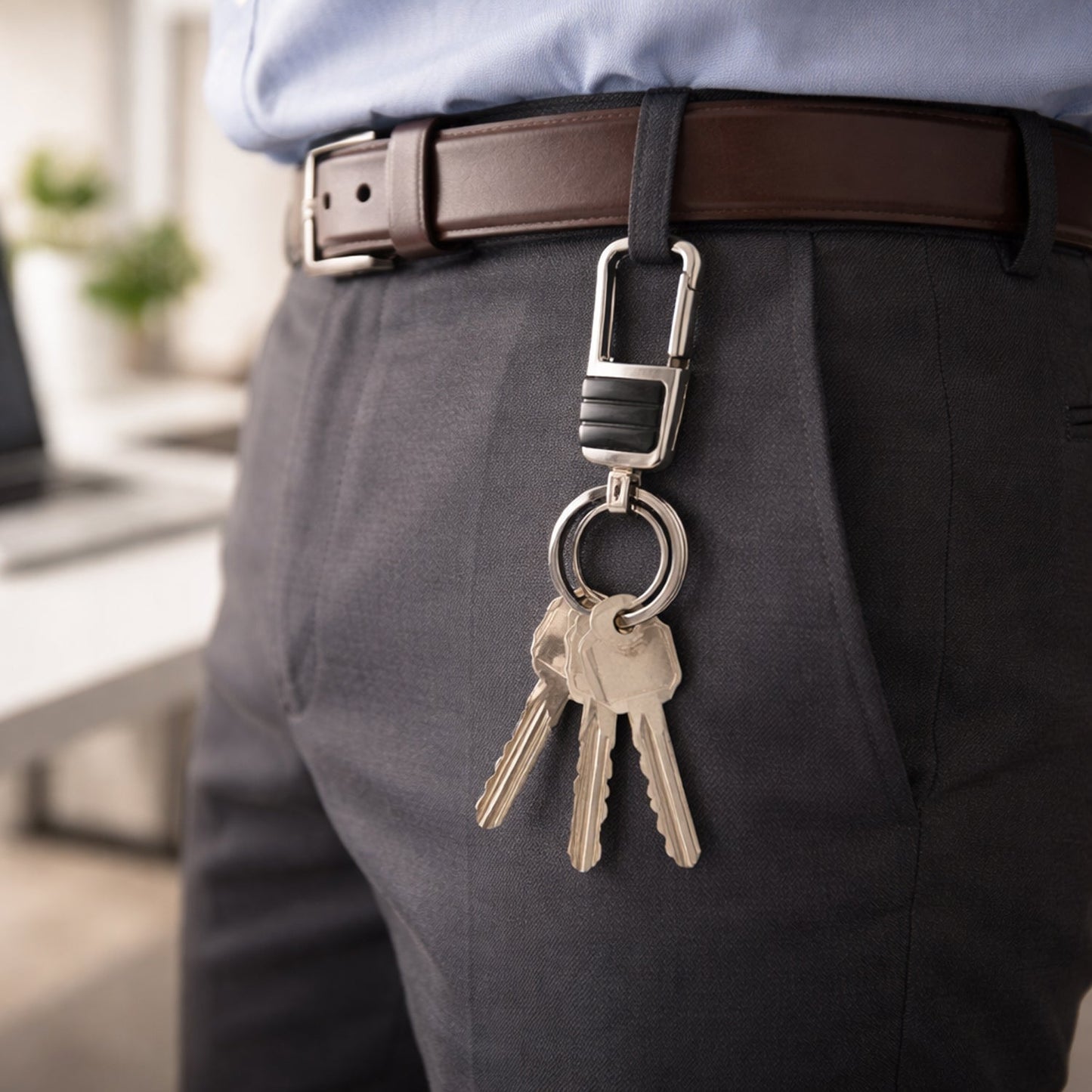 durable metal keychain clip
