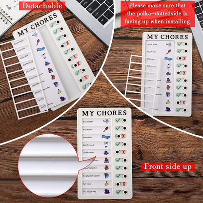 Portable Chores Note Board (20×12 cm, Mix Color)