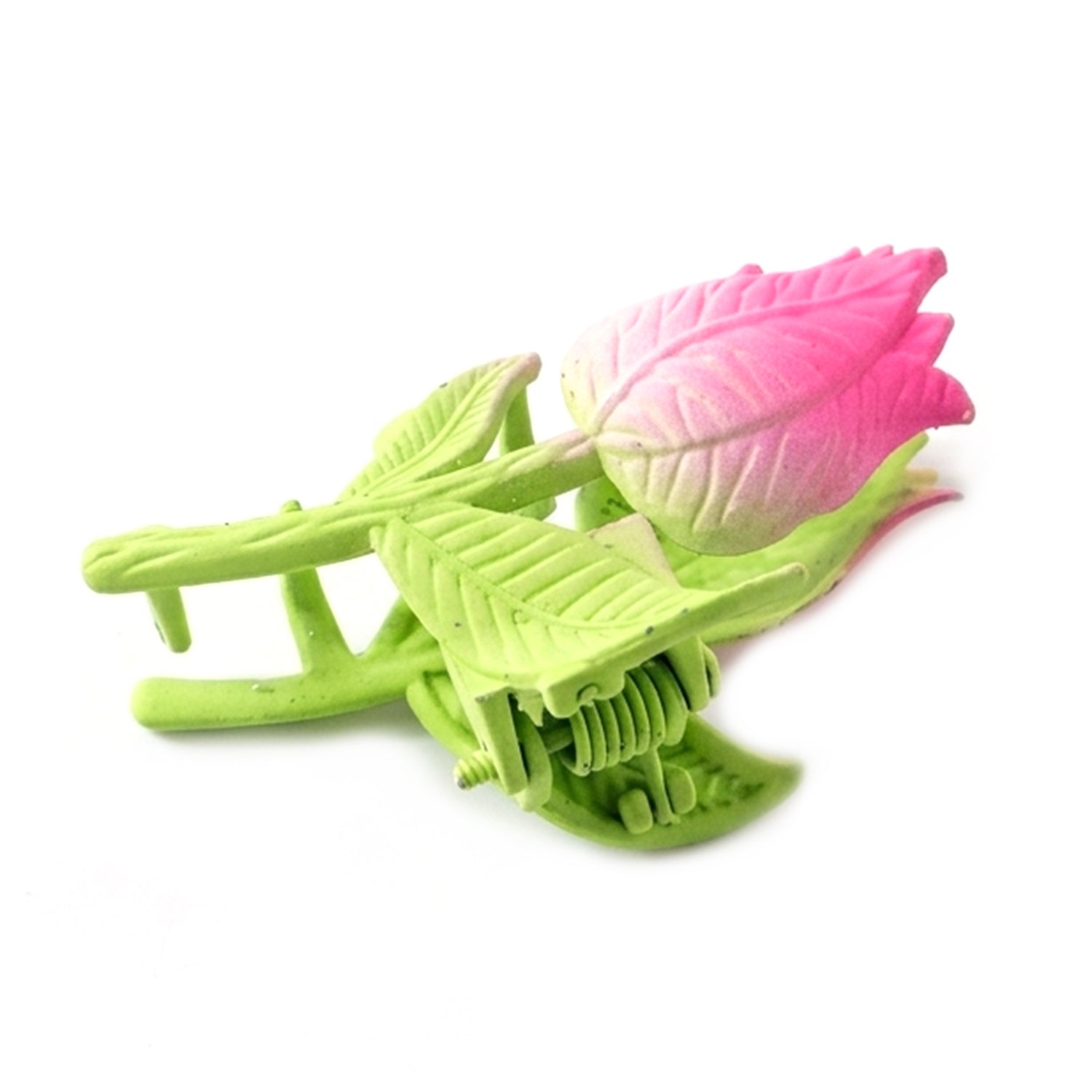 decorative rose hair clamp
