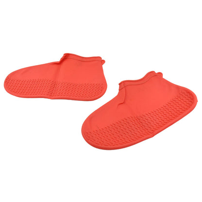 Non-Slip Silicone Waterproof Boot Shoe Cover (Medium Size / 1 Pair / Mix Color)
