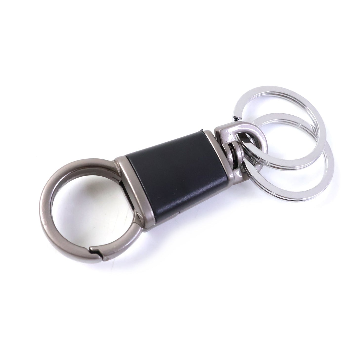 Durable swivel key ring holder