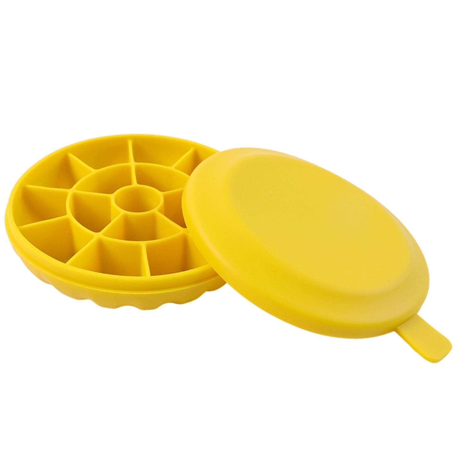 Silicone ice tray with cover