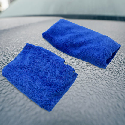Car and Bike Cleaning Combo Kit with Microfiber Sponge, Gloves & Towels (5 Pcs)