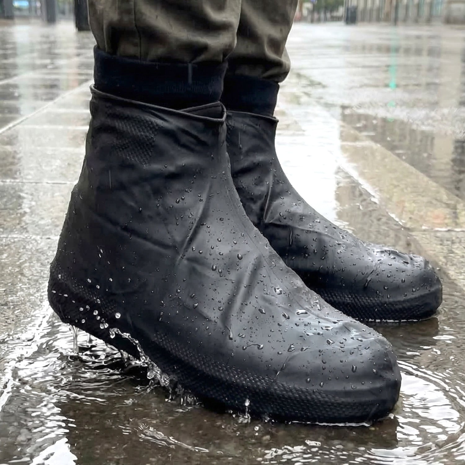 reusable waterproof shoe cover for rain protection