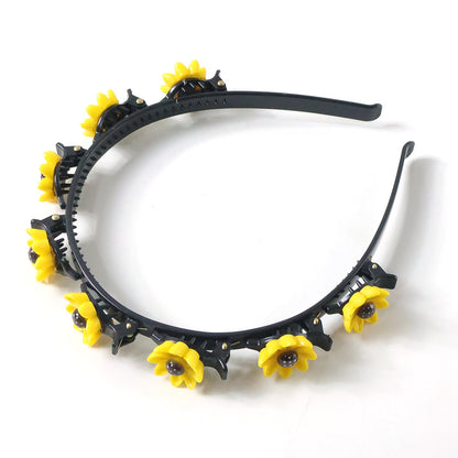 decorative floral headband clip