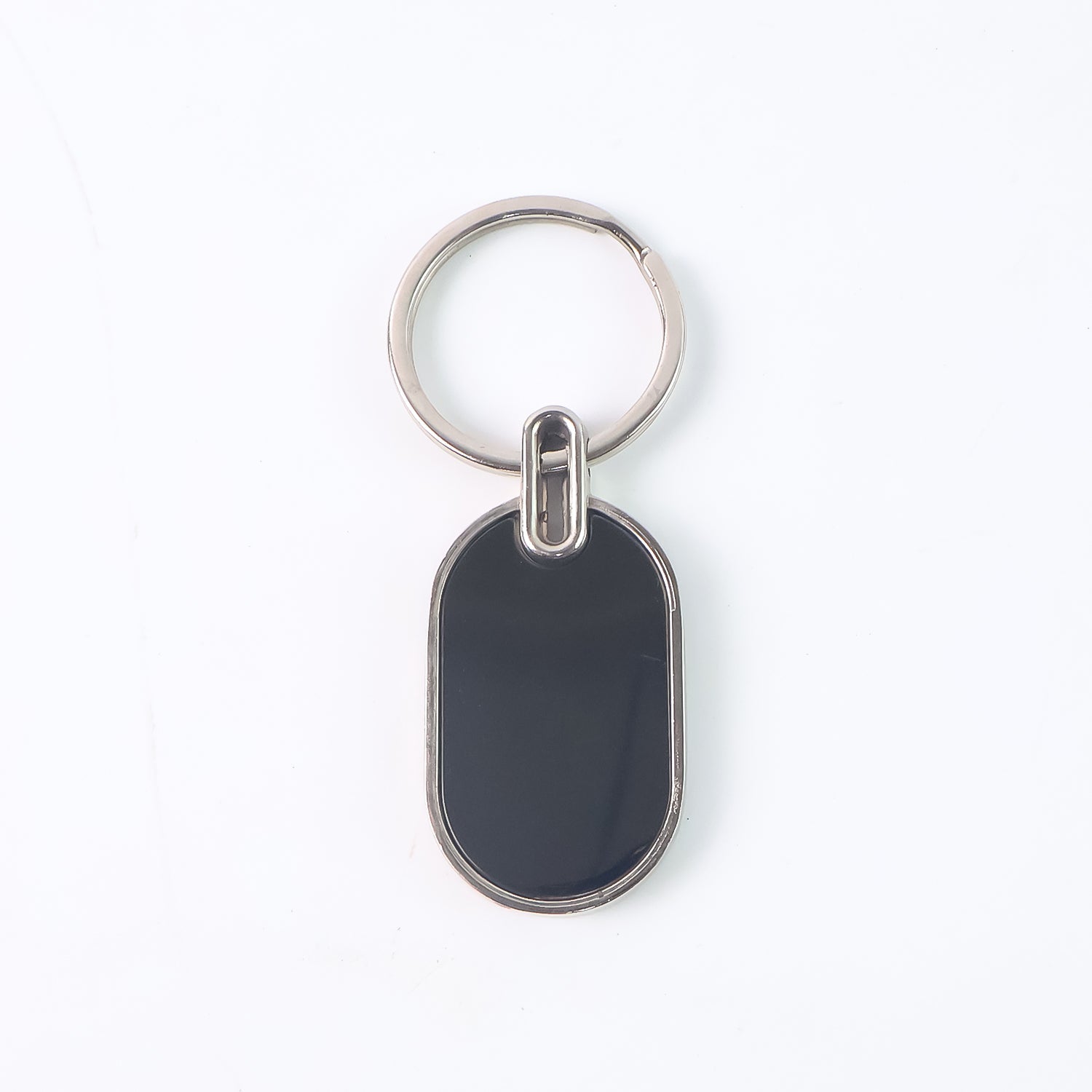 Monogram Edge Silver & Black Key Holder