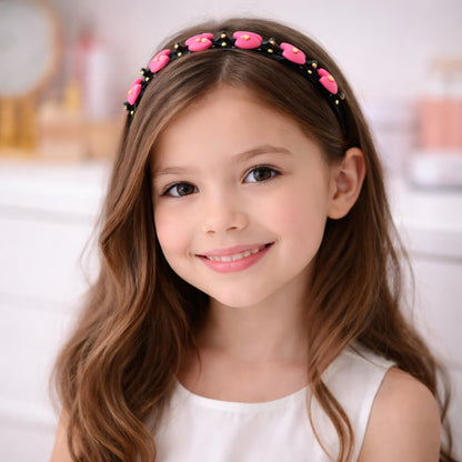 Cute Heart Design Decorative Hairband for Women & Girls (1 Pc)