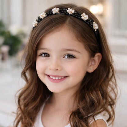 fancy pearl hair accessory