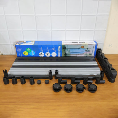 Double Pole Adjustable Garment Stand (1 Set)