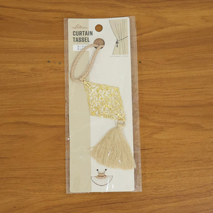 Traditional curtain tassel holder