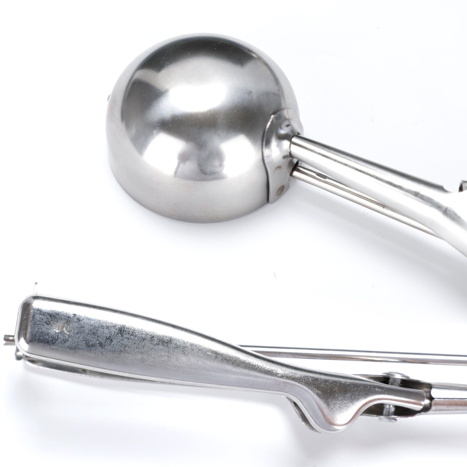 Ice cream scoop on counter