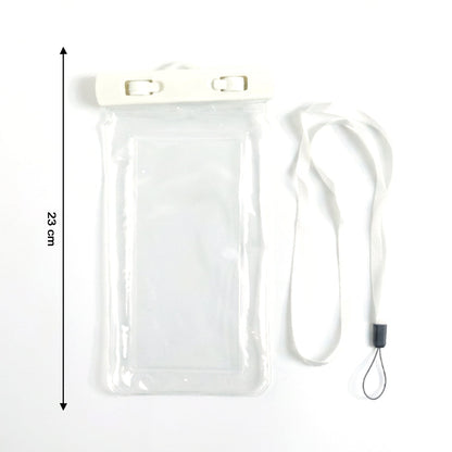 Waterproof smartphone pouch lifestyle image