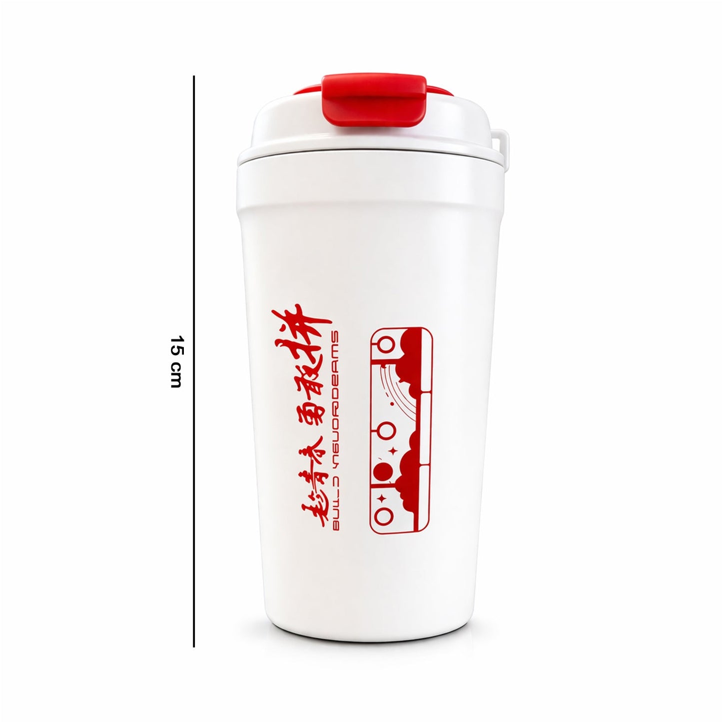 Vacuum Insulated Travel Mug Tumbler with Lid (500 ML Approx)