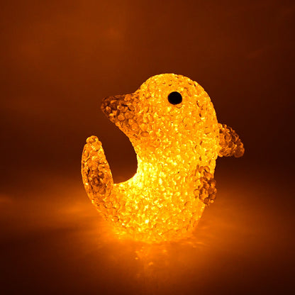 Blue Wave Dolphin Night Lamp