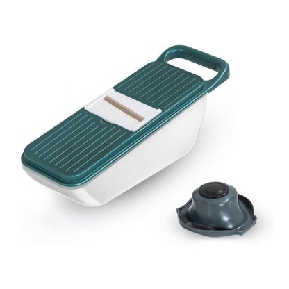 Multifunctional Vegetable Slicer Cutter – Onion & Potato Slicer with 6 Blades & Peeler