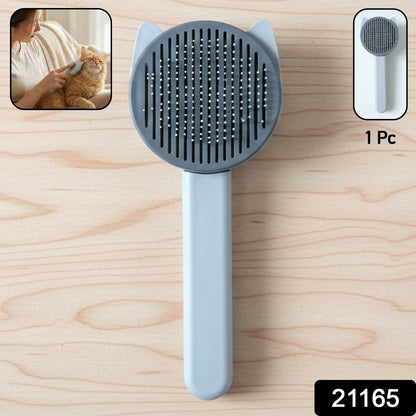 Gentle pet hair grooming needle comb