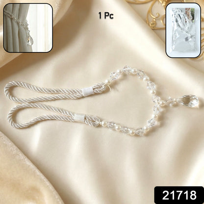 Sparkling crystal curtain holder strap