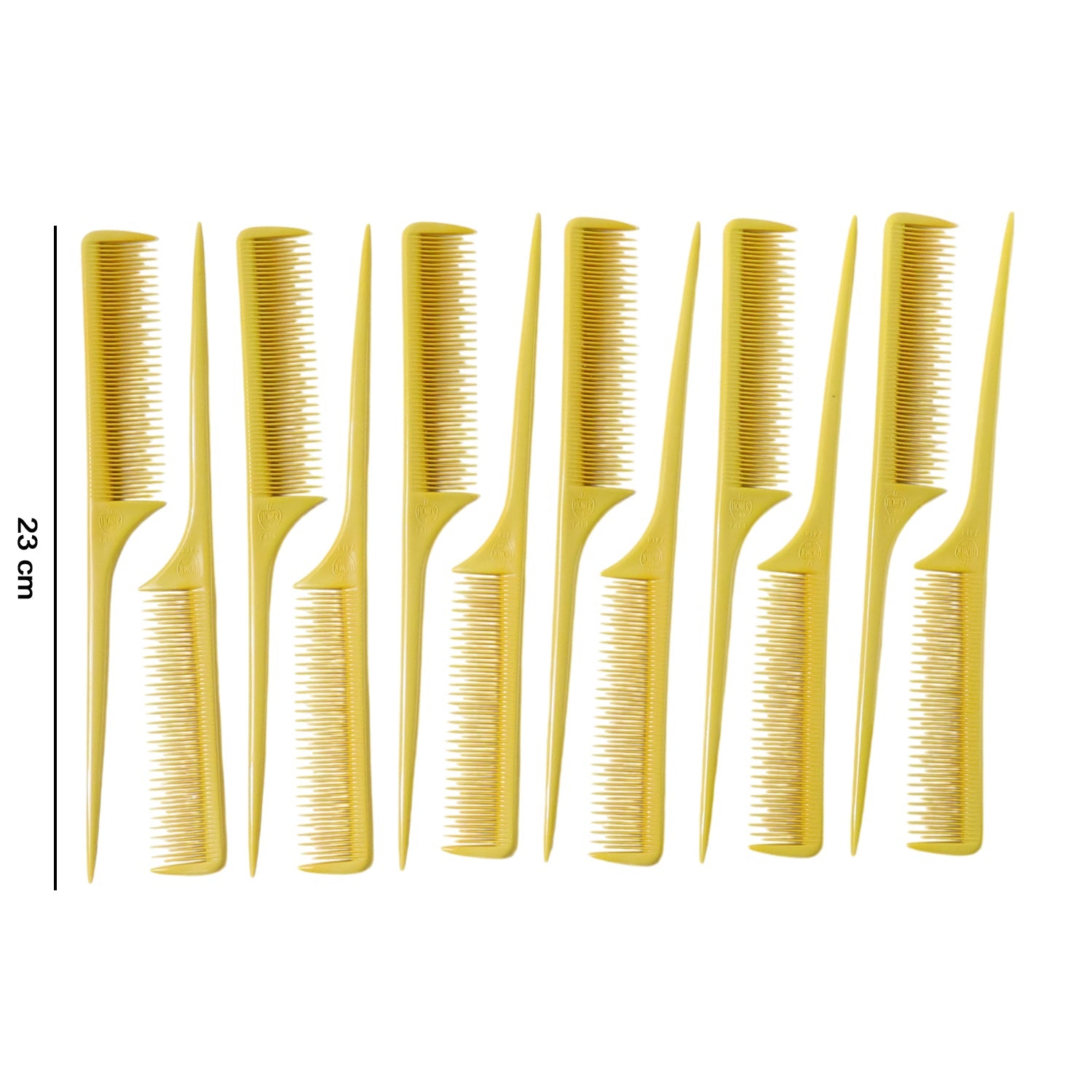 plastic tail comb set for precise hair styling