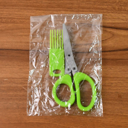 Premium 3-Blade Multipurpose Kitchen Scissors with Cleaning Comb