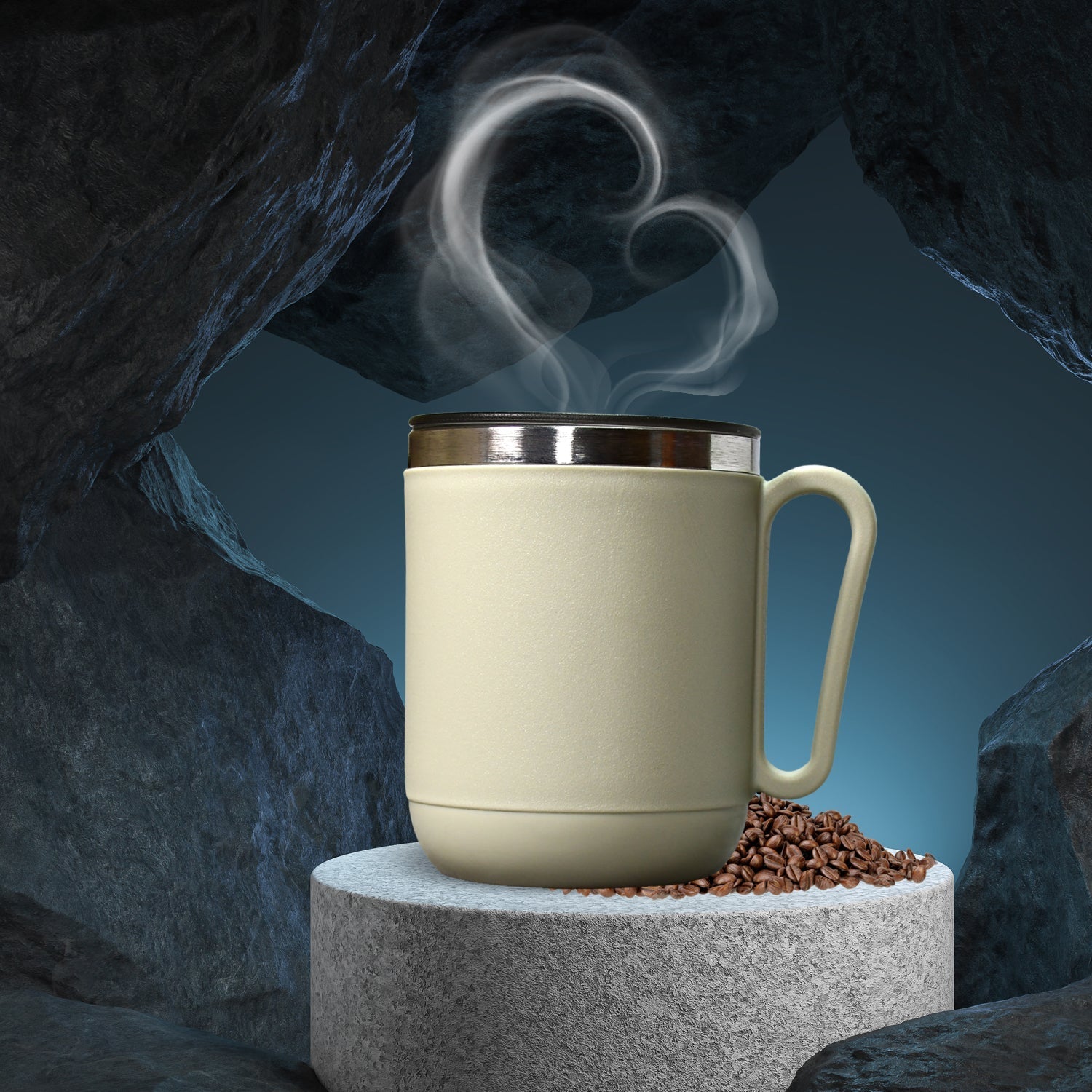 400ml Steel Mug