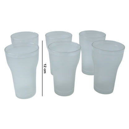 kitchen plastic water glass set for family use