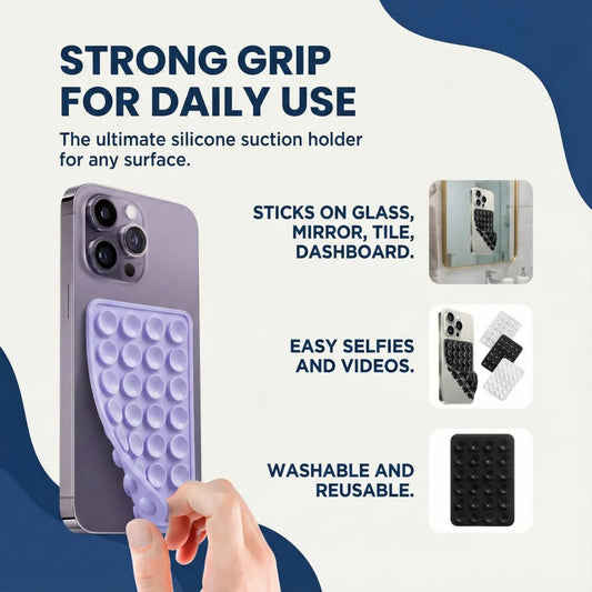 Suction Phone Case / Holder Mount (1 Pc / Mix Color)