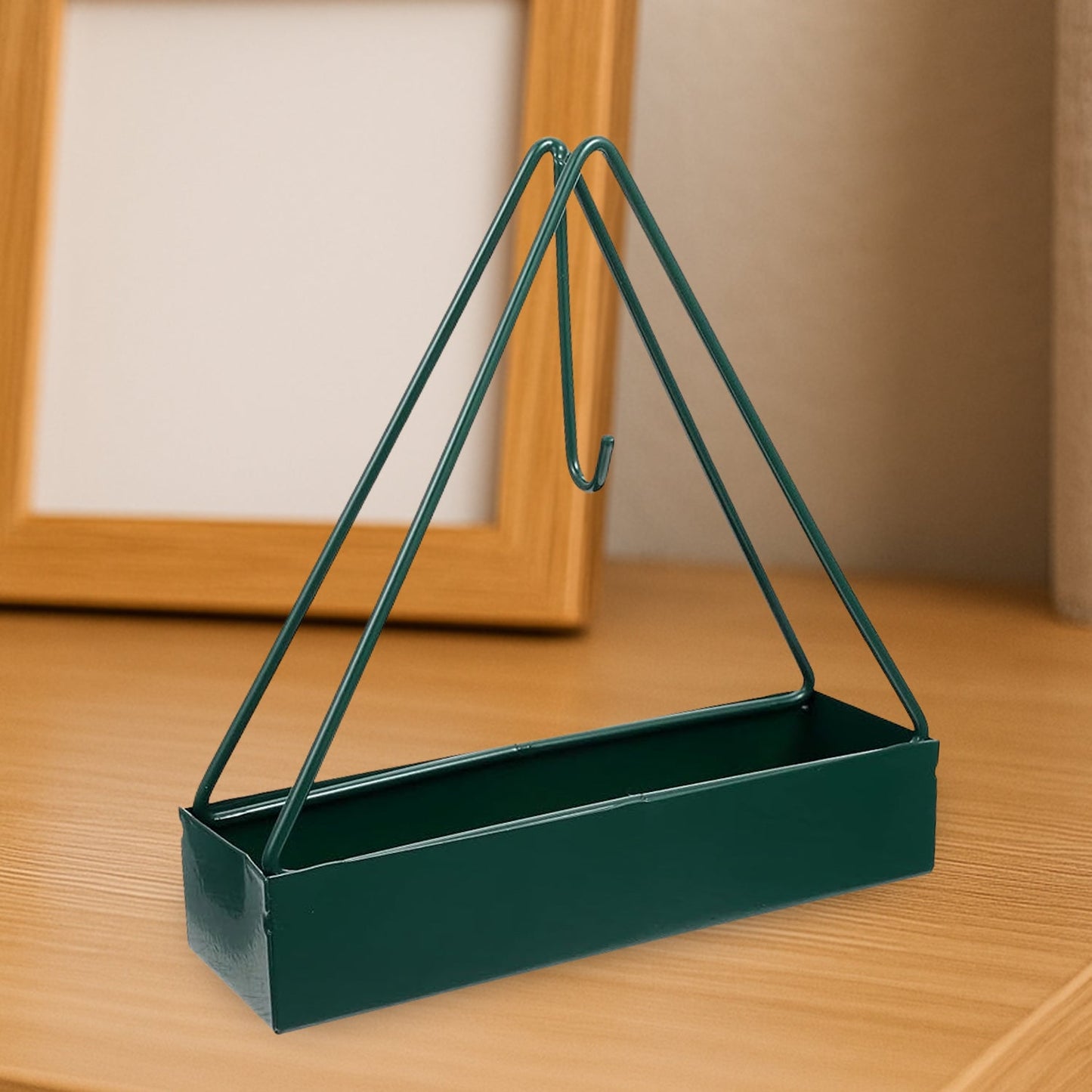 Triangular Iron Mosquito Coil Holder – Stylish Outdoor Incense Holder