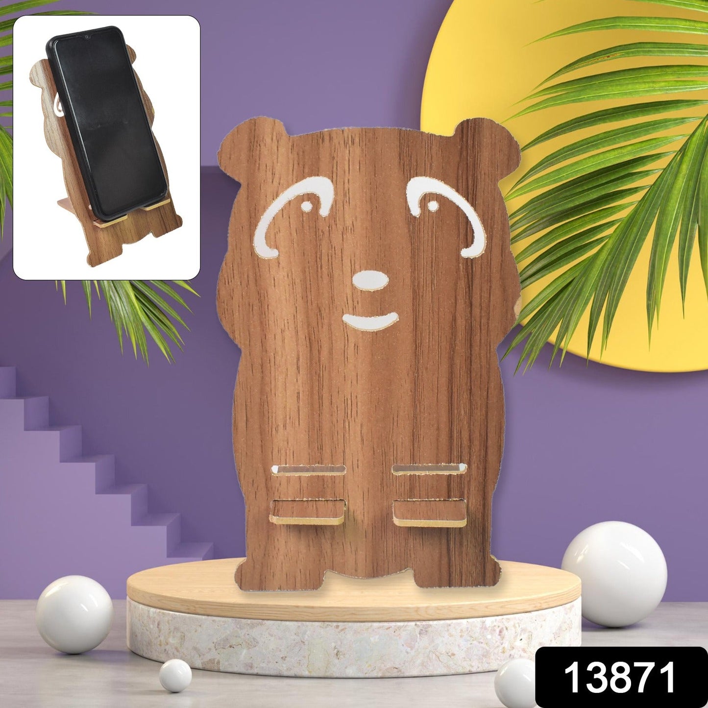 Wooden Mobile Stand